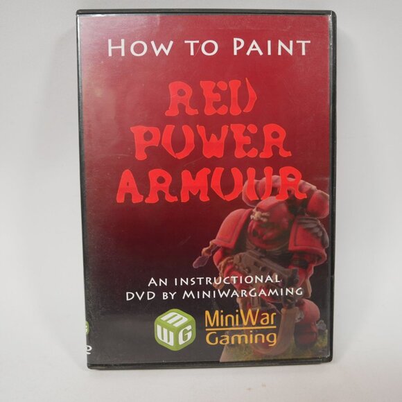 MiniWarGaming Painting Bootcamp & Red Power Armour How-To DVDs set of 2 TESTED - Picture 5 of 7